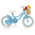 14-Inch Kids Bike with Training Wheels and Adjustable Handlebar Seat-Blue - Color: Blue D681-TS10130BL-14