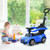 3-in-1 Ride on Push Car Mercedes-Benz Licensed Sliding Car with Canopy-Blue - Color: Blue D681-TY327957BL