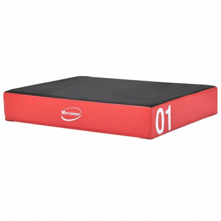 Pvc Soft Plyometric Exercise Foam Jumping Box-Red SP35690RE