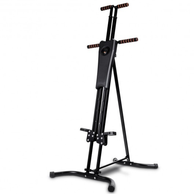 Reward-Adjustable Folding Vertical Climber Fitness Workout Machine PTEX-SP36334
