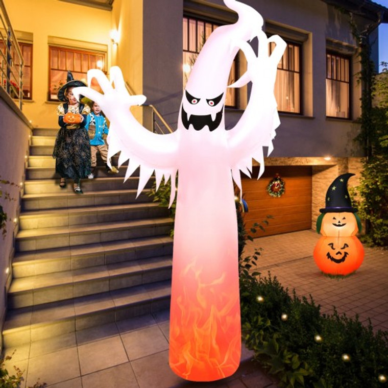 12 Feet Halloween Inflatable Decoration With Built-In Led Lights CM23546US