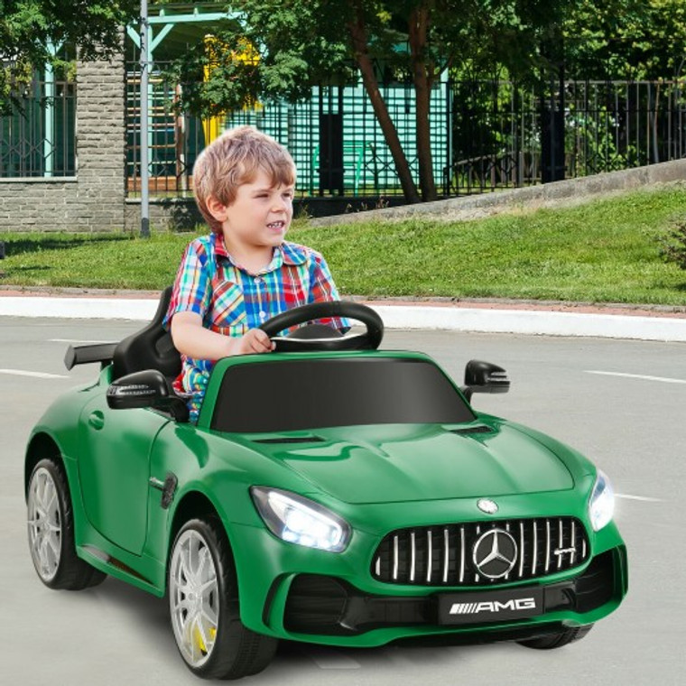 12V Licensed Mercedes Benz Kids Ride-On Car With Remote Control-Green TY327942GN