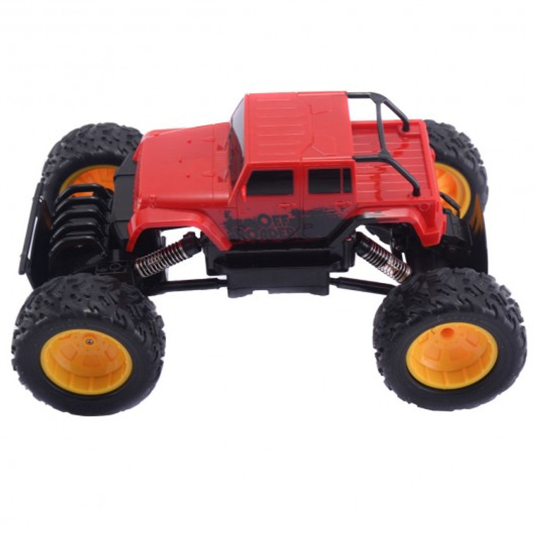 1:18 Rc Monster Truck Remote Control Off-Road Car Rock Crawler 4 Wheel Drive-Red TY558748RE