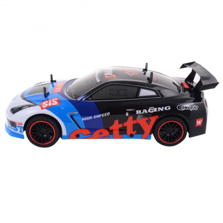 Blue 1:10 2.4G 4Ch Rc Super High-Speed Racing Car Radio Remote Control Vehicle TY564025