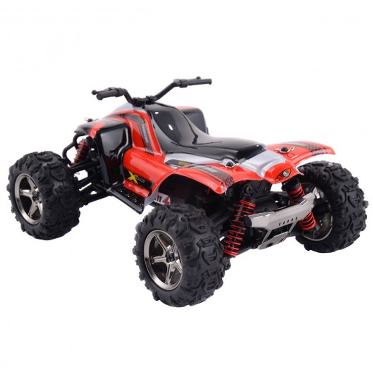 1:24 2.4G 4Wd High Speed Rc Atv Buggy Off Road Car Radio Remote Control Truck-Red TY549719RE