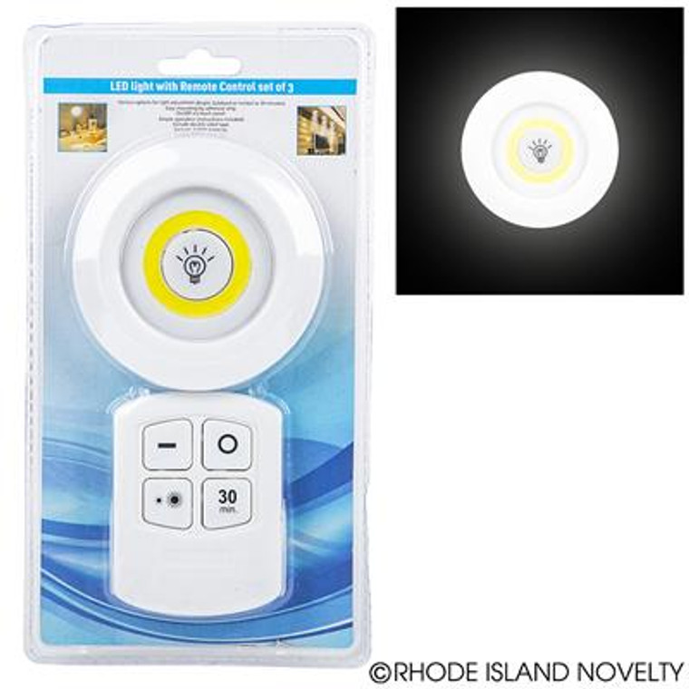 3.5" Remote Controlled Led Light Set FRRMLED By Rhode Island Novelty