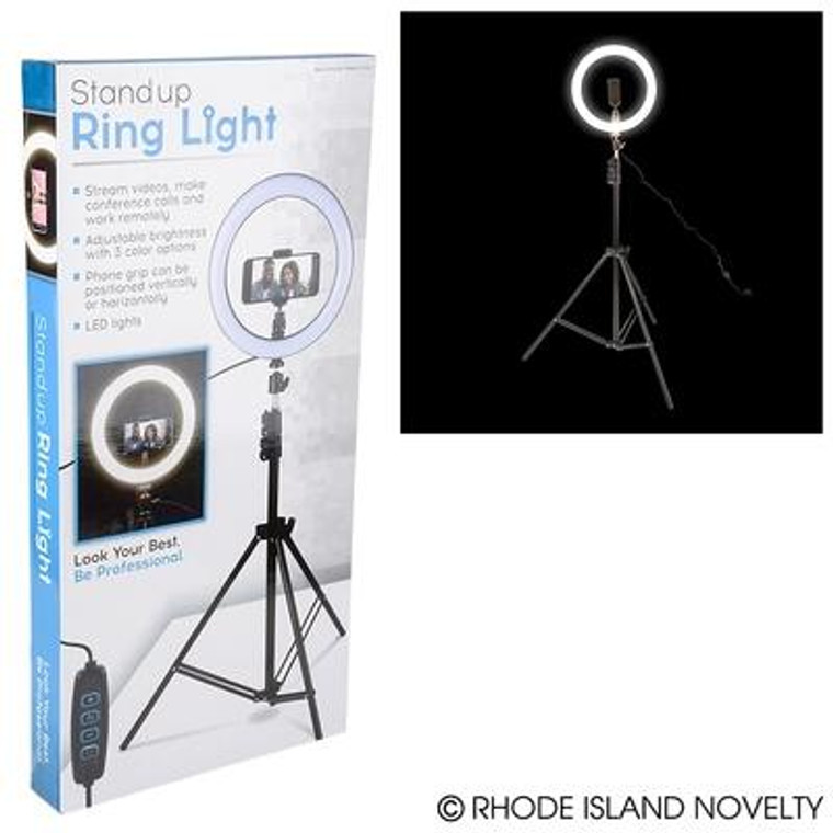 10" Ring Light Standup Streamer Set FRRINST By Rhode Island Novelty