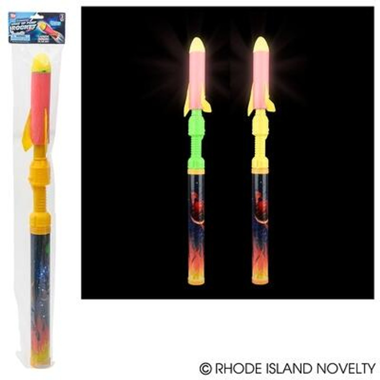 30" Light-Up Pump Rocket CAROCLE By Rhode Island Novelty(1 Piece Only)