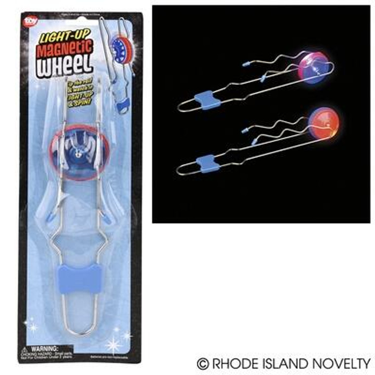 Light-Up Magnetic Wheel 10.25" - Blister Carded GLMAGWB By Rhode Island Novelty