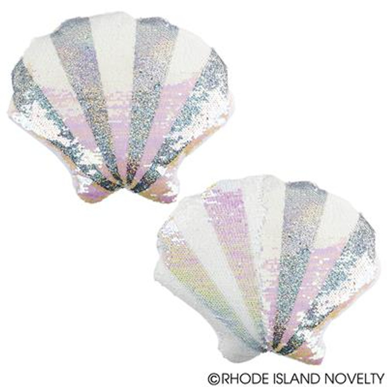 12" Flip Sequin Seashell Plush PLFSSEA By Rhode Island Novelty(1 Piece Only)