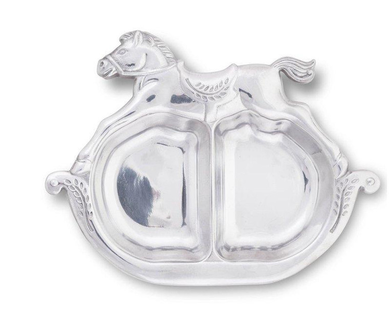 Arthur Court Rocking Horse Divided Plate 132Y11