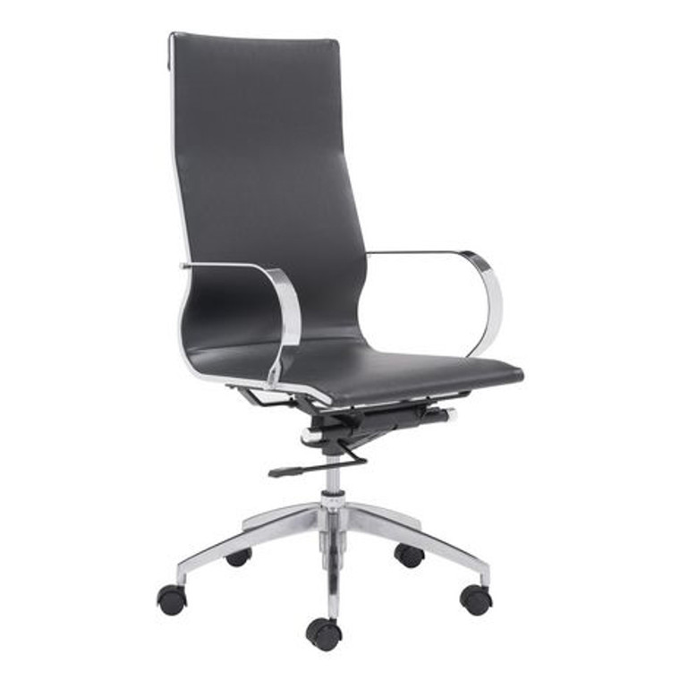 Modern Conference Office Chair High Back, Black FMI1161-BLACK By Fine Mod Imports
