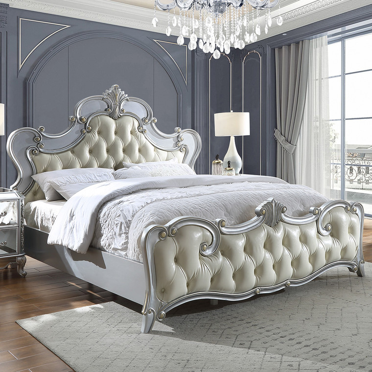 Homey Design Victorian Eastern King Bed HD-EK6036