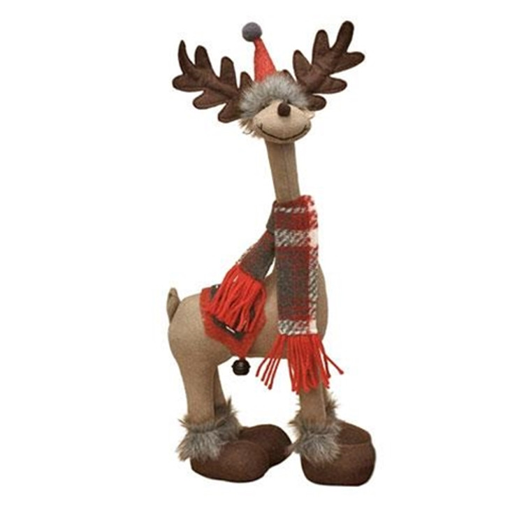 *Standing Plush Long Neck Reindeer GADC2519 By CWI Gifts