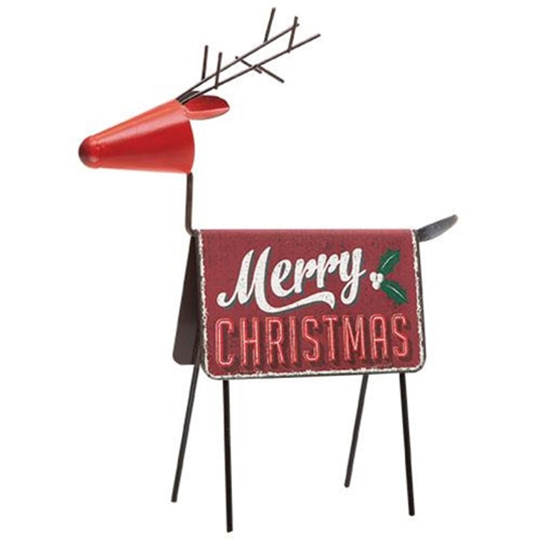 *Merry Christmas Standing Deer GHY03018 By CWI Gifts
