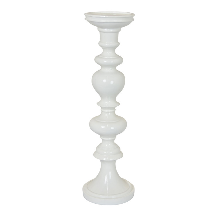 Tabletop Decoration In White Resin PBTH93661 By Plutus