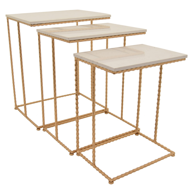 Metal Plant Stand In Gold Metal PBTH94544 By Plutus
