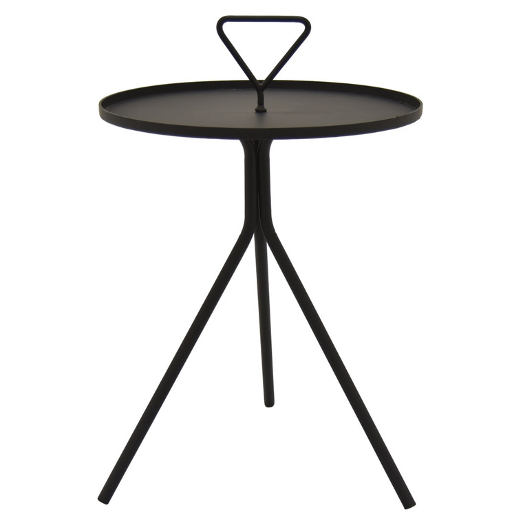 Metal Plant Stand In Black Metal PBTH92033 By Plutus