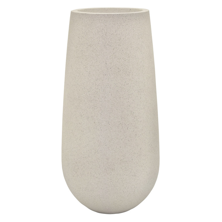 Standing Planter 47.5" H In White Resin PBTH94768 By Plutus