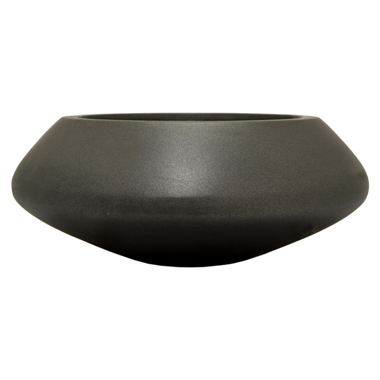 Planter- Black In Black Resin PBTH93954 By Plutus