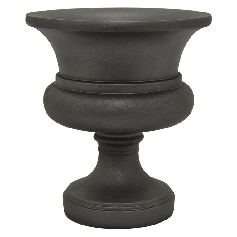 Urn Planter19" H In Black Resin PBTH93957 By Plutus
