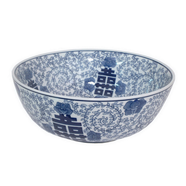 Blue And White Porcelain Bowl PBTH94214 By Plutus