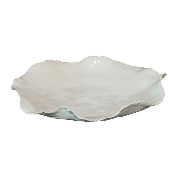 Ceramic Bowl - White In White Porcelain PBTH93827 By Plutus
