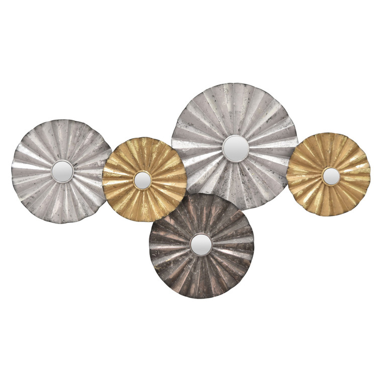 Wall Decor In Multi-Colored Metal PBTH92361 By Plutus