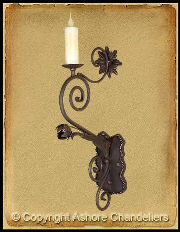Ashore Sconce Lighting With Metal In Brown SC-850