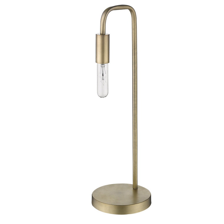 Homeroots Perret 1-Light Aged Brass Table Lamp 399144
