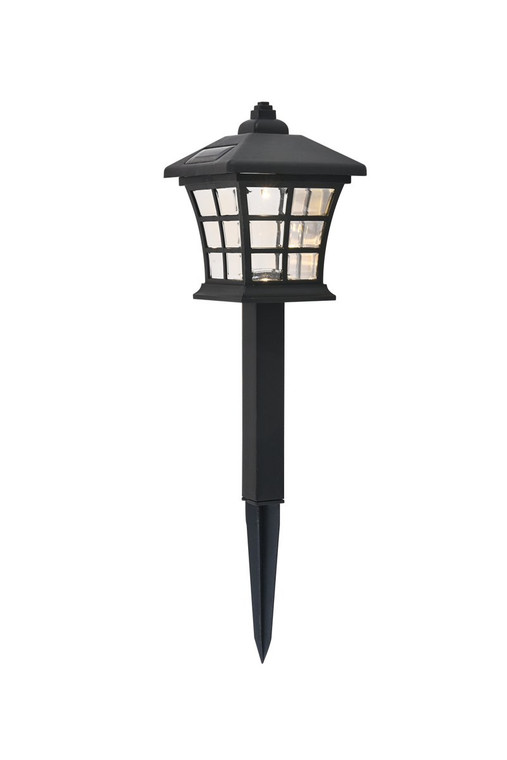 Elegant Outdoor Black Led 3000K Pathway Light In Pack Of 6 LDOD3004-6PK