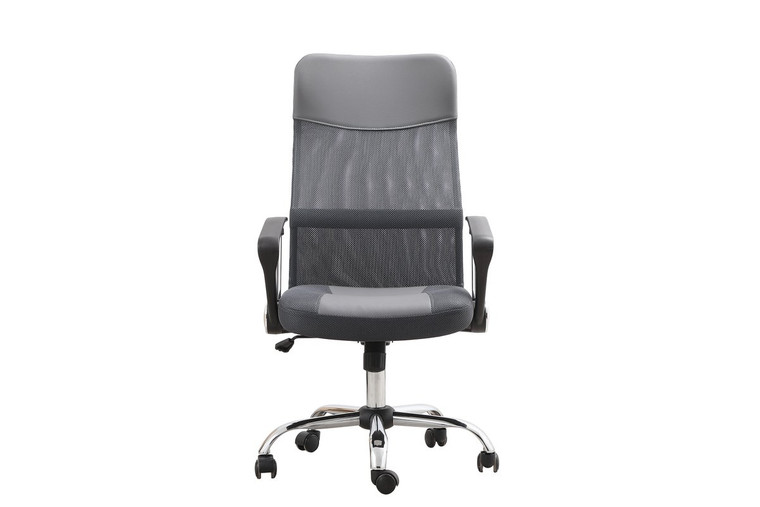 Elegant Script Mesh Office Chair In Gray CH1001GR