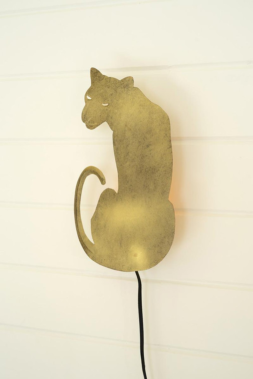 Antique Brass Wall Lamp - Tiger NNL2725 By Kalalou