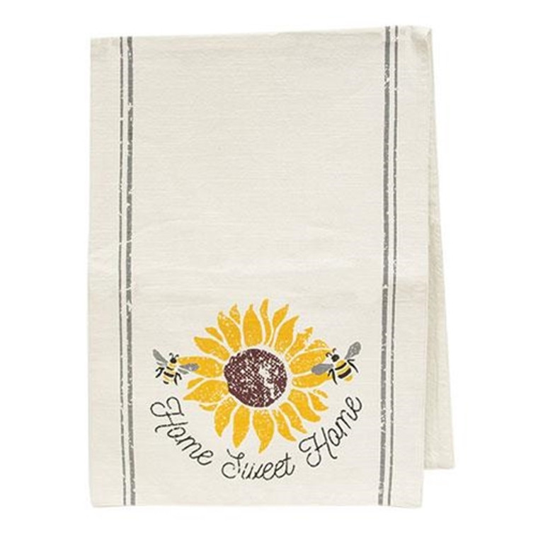 Home Sweet Home Bee & Sunflower Short Runner G54154 By CWI Gifts