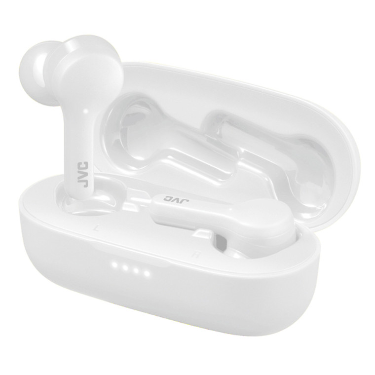 Ha-A8T In-Ear True Wireless Stereo Bluetooth(R) Earbuds With Microphone And Charging Case (White) JVCHAA8TW By Petra
