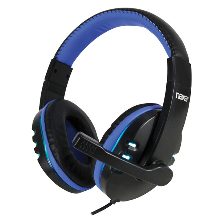 Sound-Glo Wired Stereo Professional Gaming Headset NAXNG1000 By Petra