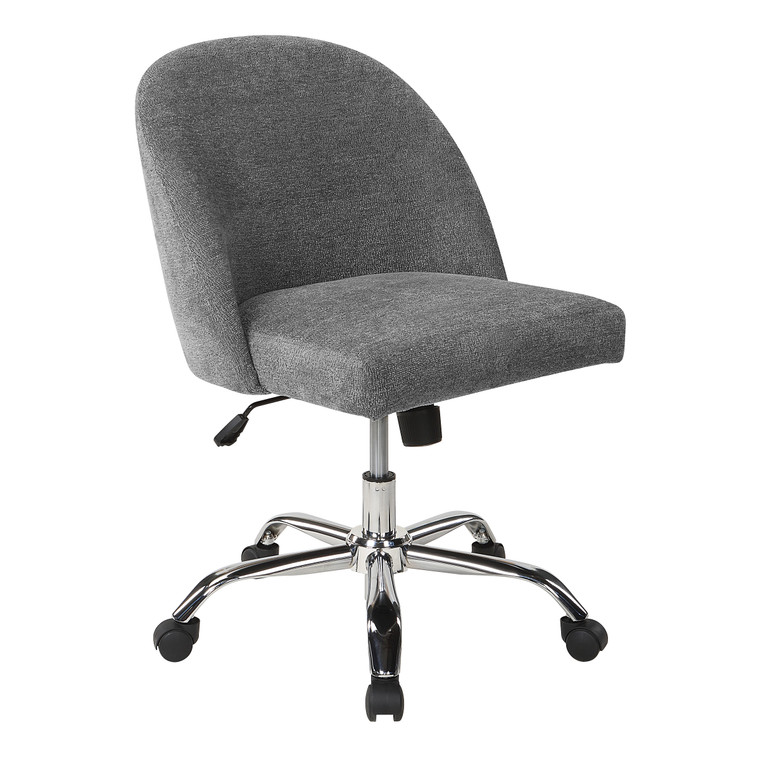 Office Star Layton Mid Back Office Chair - Slate FL3224C-E38