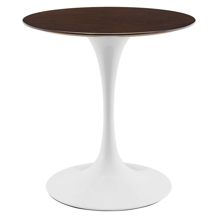 Lippa 28" Dining Table - White Cherry Walnut EEI-5155-WHI-CHE By Modway Furniture