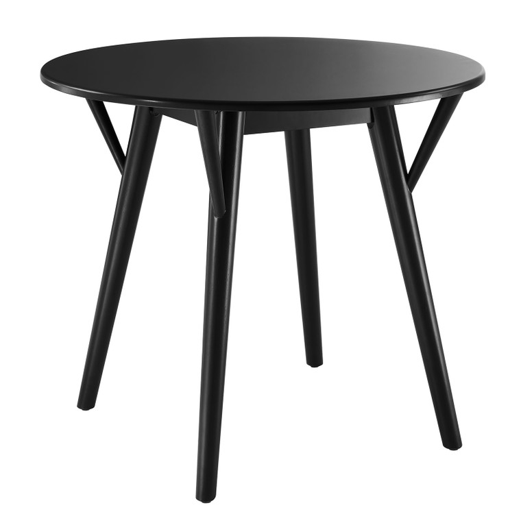 Gallant 36" Dining Table - Black Black EEI-5515-BLK-BLK By Modway Furniture