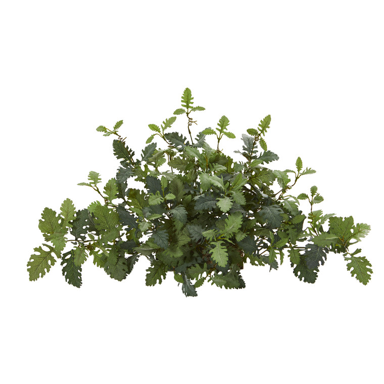 Nearly Natural 24" Dusty Miller Artificial Ledge Plant 8938