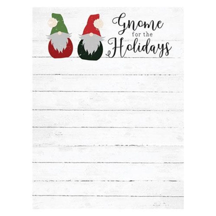 Gnome For The Holidays Notepad G55031 By CWI Gifts