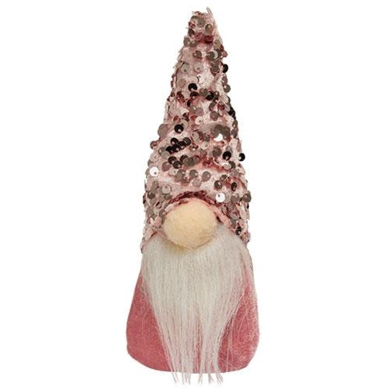 *Pink Sequin Gnome Small GADC2993 By CWI Gifts