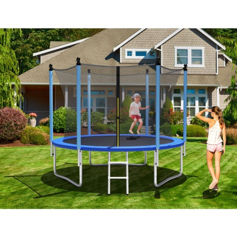 Outdoor Trampoline With Safety Closure Net-8 Ft TW10045+