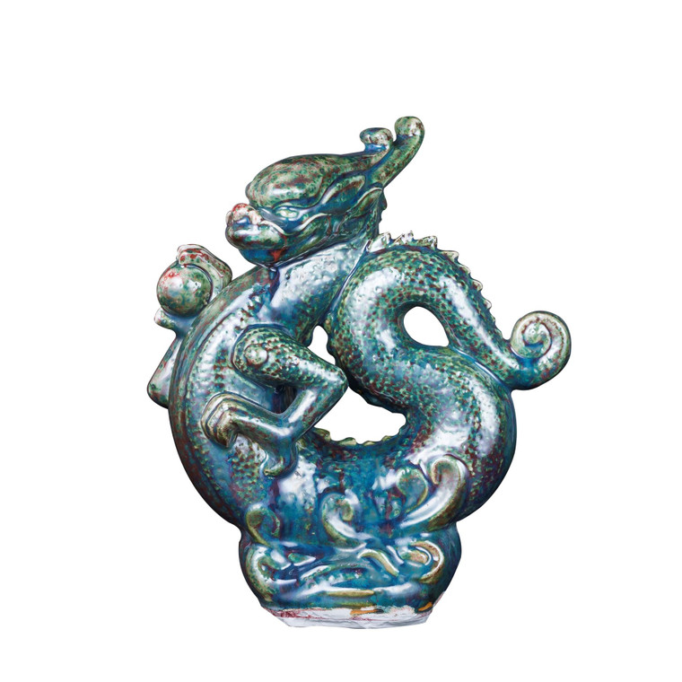 Speckled Green Dragon Statue 1125 By Legend Of Asia