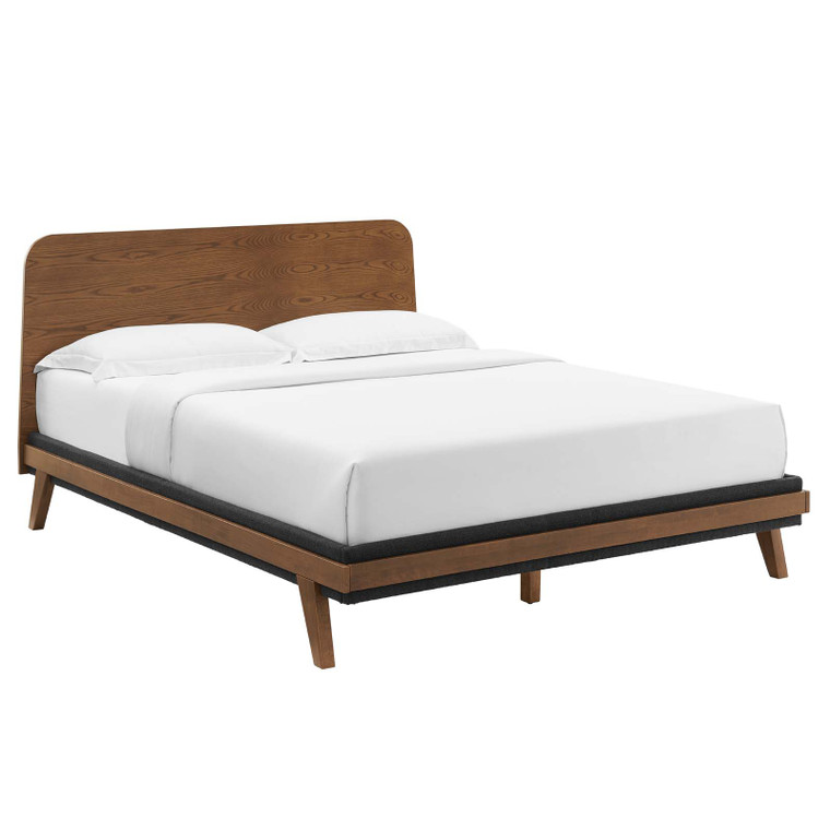 Dylan Queen Platform Bed - Walnut MOD-6675-WAL By Modway Furniture