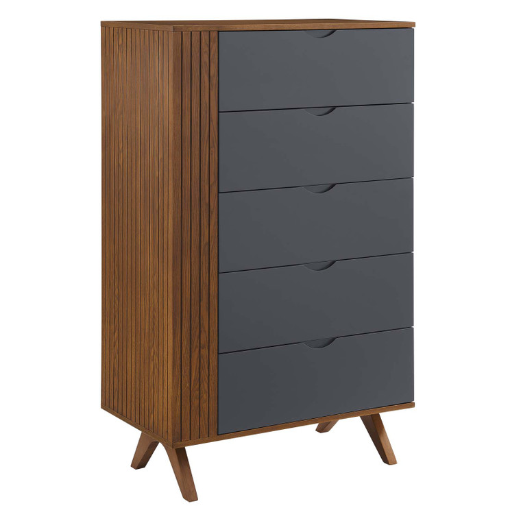 Dylan Chest - Walnut Gray MOD-6678-WAL-GRY By Modway Furniture