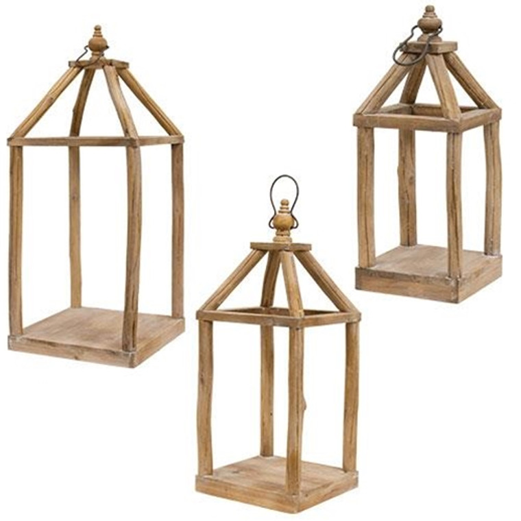 3/Set Jasper Lanterns GQC51225 By CWI Gifts