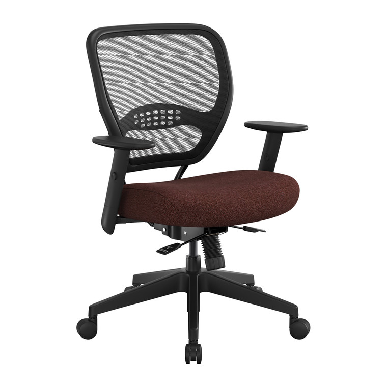 Office Star Air Grid and Mesh Office Chair - Icon Burgundy 5500SL-227