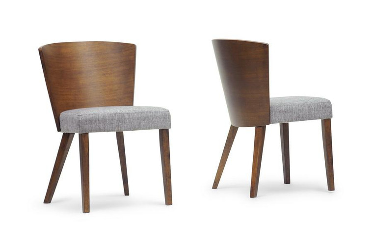 Baxton Studio Sparrow Brown Dining Chair - (Set of 2) SPARROW DINING CHAIR-109/690