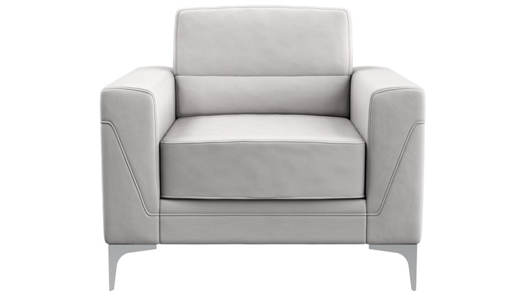 Light Grey Chair U6109-LIGHT GRY PVC-CH By Global Furniture